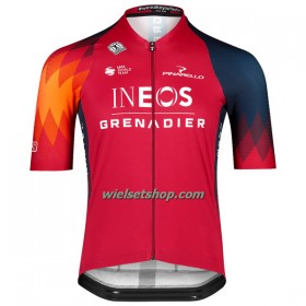 Wielershirt 2023 INEOS Grenadiers - Rood Donkerblauw